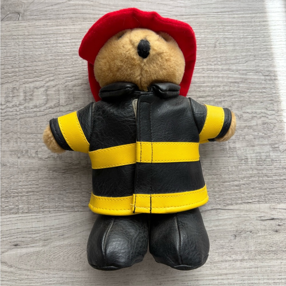 Vintage 1994 Dankin Fireman Teddy Bear Plush Toy 8”